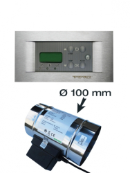 Elektronick regulcia horenia RT-08 OM TATAREK s klapkou Ø100